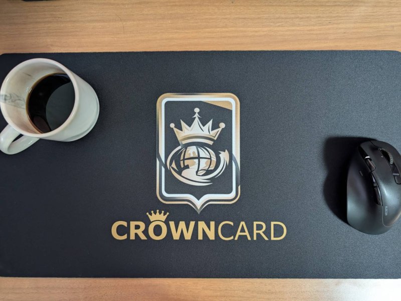 画像1: 【当店限定】 CrownCard プレイマットA W550*H300mm (1)