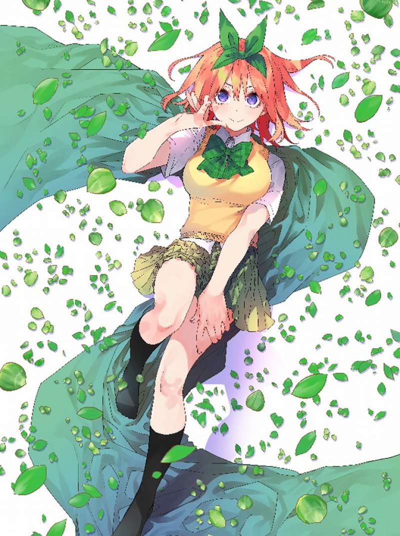 画像1: 五等分の花嫁 カードゲーム スリーブ&カードセット 中野四葉 (1)