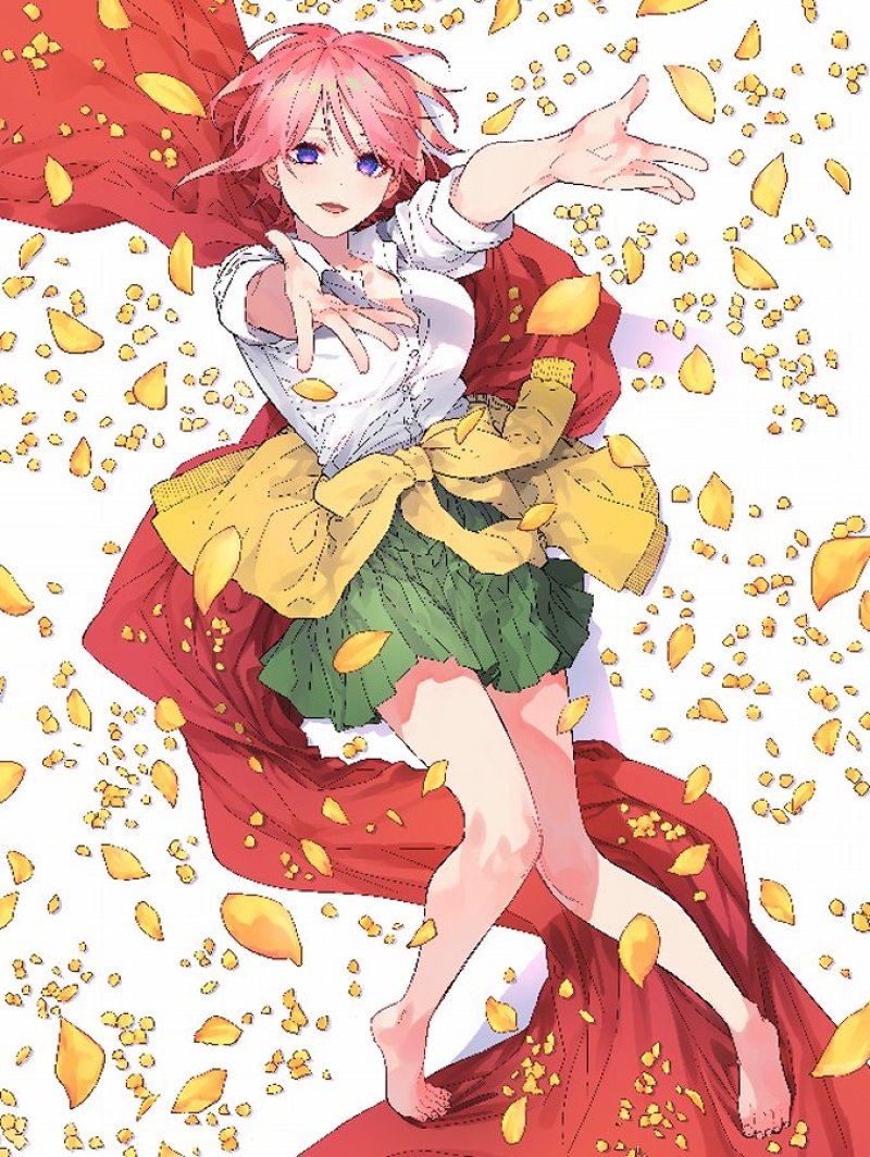画像1: 五等分の花嫁 カードゲーム スリーブ&カードセット 中野一花 (1)