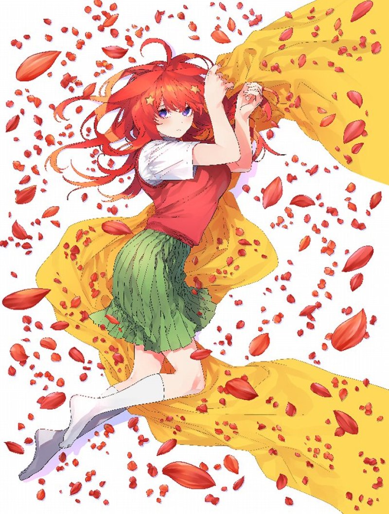 画像1: 五等分の花嫁 カードゲーム スリーブ&カードセット 中野一花 (1)