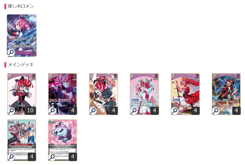 画像1: 【ランク混在】 ホロカ クレイジー・オリー Debut C10枚パーツセット (1)