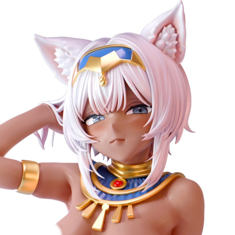 画像1: 【予約】肉感少女 褐色猫娘 ティティ (1)