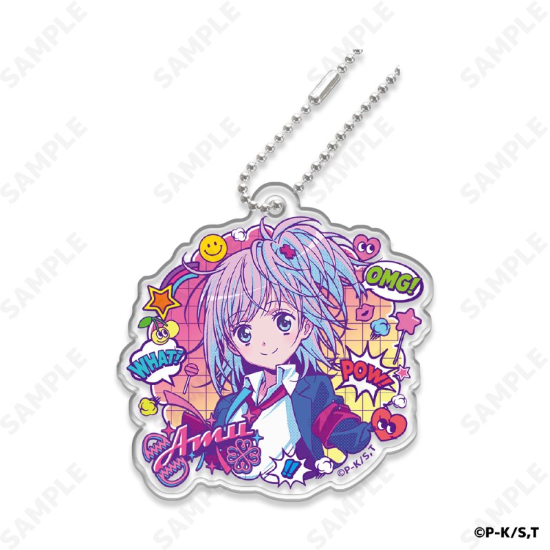 画像1: 【予約】しゅごキャラ! アクリルキーホルダー 1 日奈森あむ アメリカンポップシリーズ (1)