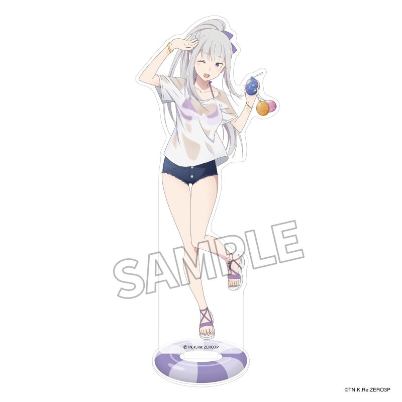 画像1: 【予約】Re:ゼロから始める異世界生活 アクリルスタンドフィギュア 水遊びVer. エミリア (1)
