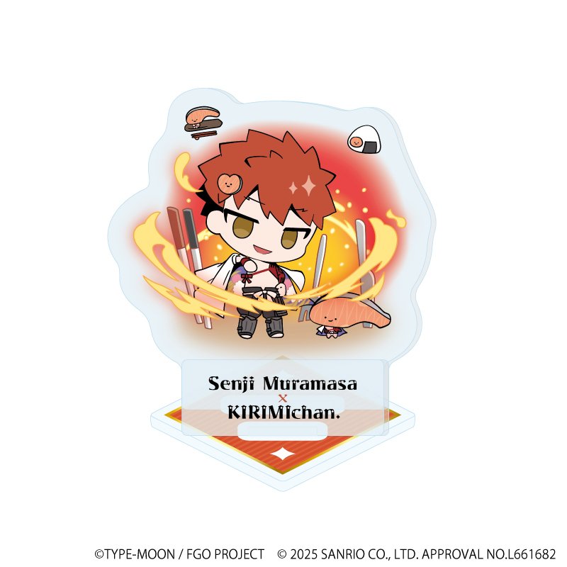 画像1: 【予約】アクリルスタンドプレート Fate/Grand Order×サンリオキャラクターズ 25 千子村正×KIRIMIちゃん.(コラボイラスト) (1)