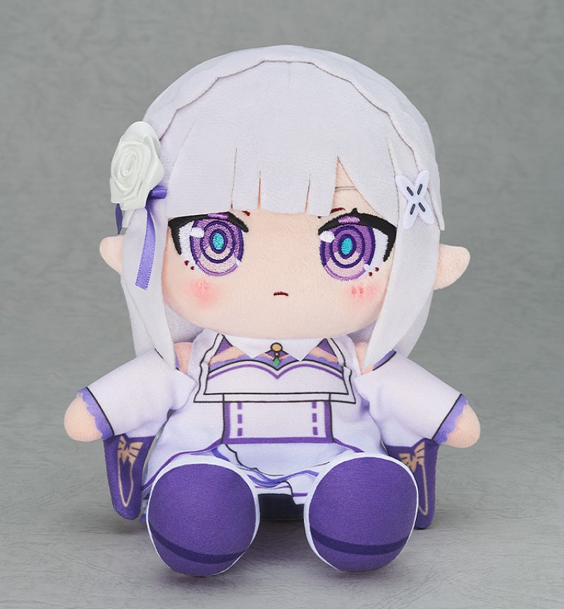 画像1: 【予約】Re:ゼロから始める異世界生活 ちょこぷに ぬいぐるみ エミリア (1)